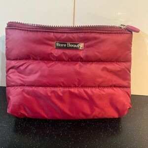 Rare Beauty Deep Red Cosmetic Bag